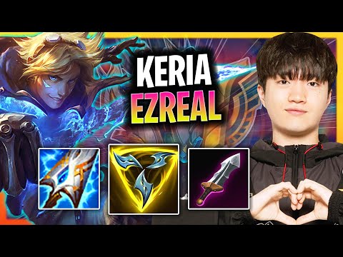 KERIA IS INSANE WITH EZREAL! | T1 Keria Plays Ezreal ADC vs Corki!  Season 2024