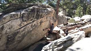 Video thumbnail of Posse (Right Variation), V6. Tramway
