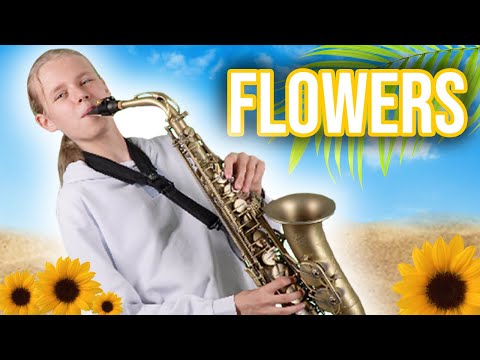 Great SAXOPHONE cover of FLOWERS on the beach