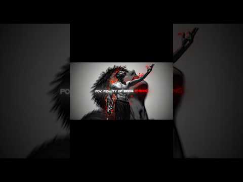 POV: Reality of being STRONG ⚔️ #psychology