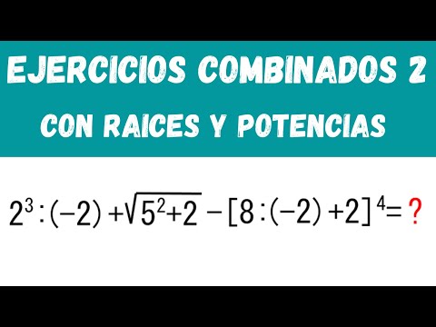 Ejercicios combinados 2 (con raíces y potencias) // Profe Daniel