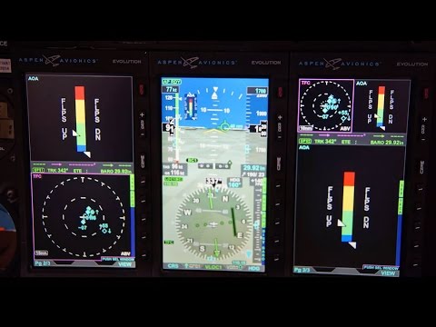 Testing the Angle of Attack Indicator for Aspen Avionics’s Evolution Displays – AINtv