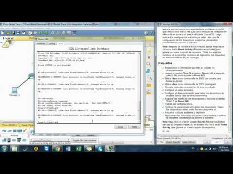Maira Zambrano-Laboratorio Cisco CCNA_1: 6.5.1.2 Packet Tracer Skills Integration Challenge