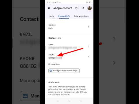 Email id me kon sa mobile number hai kaise pata kare | how to find my gmail number #shorts #short