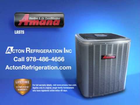 Amana Air Conditioning in Massachusetts - Acton Refrigeration