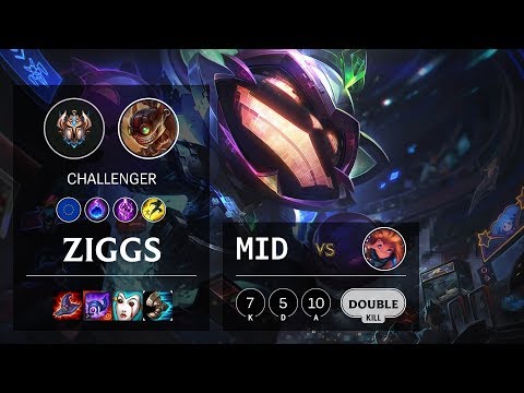 Ziggs Mid vs Zoe - EUW Challenger Patch 10.4