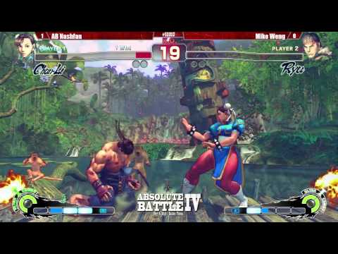 AB Nashfan (Chun) vs Mike DDD (Ryu) - Absolute Battle 4 - AE2012 Top 8