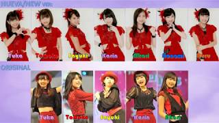 [HD]Juice=Juice - Ijiwaru Shinaide  Dakishimete yo  (Original vs Updated/Actualizado) [Color Coded]