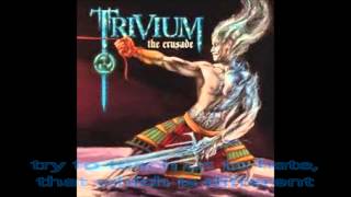 Trivium-and sadness will sear lyrics