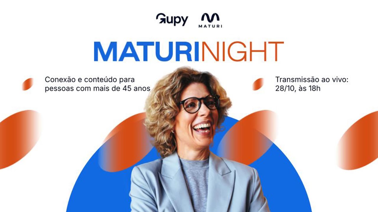 Maturi Night: Conexão e conteúdo para pessoas com mais de 45 anos