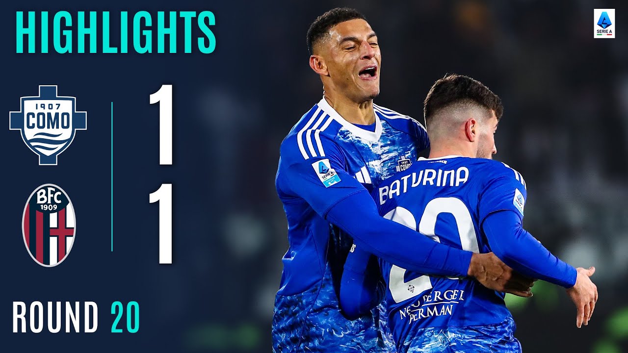 COMO-BOLOGNA 1-1 | HIGHLIGHTS | Baturina Seals Last-Minute Draw | SERIE A 2025/26