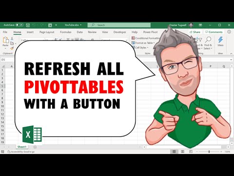 Excel VBA to Refresh All PivotTables With a Button