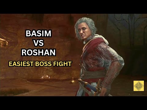 BASIM vs ROSHAN - Easy Final Boss Fight - Assassin's Creed Mirage