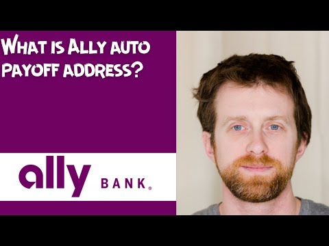 Ally Financial Auto Payoff Address