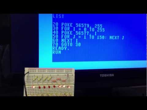 C64 User Port - a trivial example
