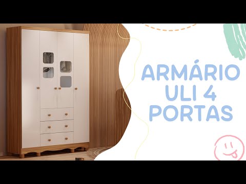 Montagem Armário Uli 4 Portas