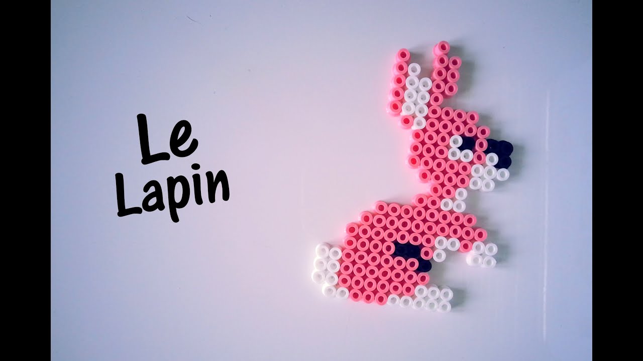 ♡ Comment faire un lapin avec des perles à repasser Hama
