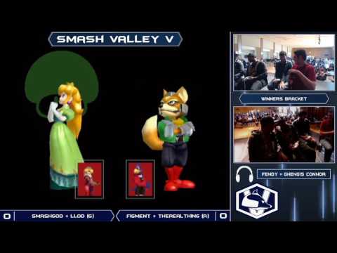 Smash Valley V Melee Doubles - SmashG0D + lloD (G) vs Figment + TheRealThing (R) - Winners Bracket