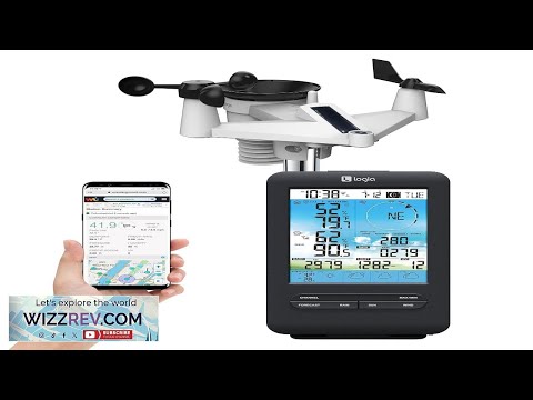 Logia 18-in-1 Wireless Weather Station with 7-in-1 Solar Sensor Array & 4-Day Review