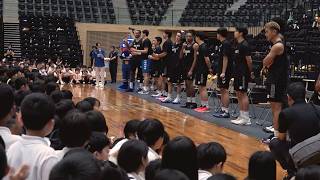 9月16日【びわ湖放送ニュース】「ダンクかっこいい！」滋賀レイクスの練習を２２００人の小学生がプロの迫力体感！