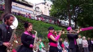 Pink Puffers Brass Band Festival Carnival Edinburgh Scotland July 22nd