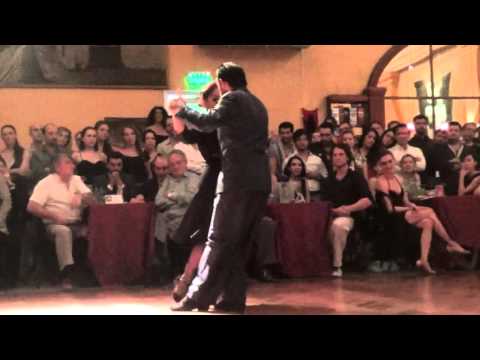  Graciela Gonzalez  and  Leonardo Sardella  are  dancing  to  the  milonga  "  Milonga Brava  "  by  Francisco Canaro