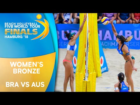 Women's Bronze Medal: BRA vs. AUS | Beach Volleyball World Tour Finals Hamburg 2018