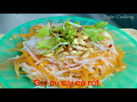 Công Thức Làm Món Gỏi Cà Rốt Củ Cải Chua Ngọt [Đơn Giản] Tốt Cho Sức Khoẻ | Ăn Mỗi Ngày