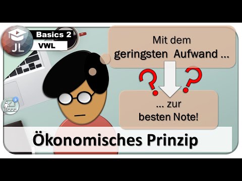 Ökonomisches Prinzip - Minimalprinzip und Maximalprinzip an Beispielen einfach erklärt!