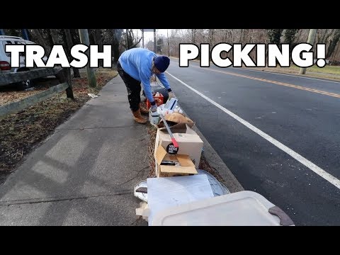 TRASH PICKING - CB RADIOS AND OTHER ROAD SIDE FINDS!
