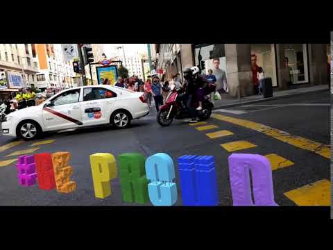 # Be Proud AR using Cinema4D Unity and ARCore for Pride in Madrid