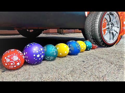 Сar Wheel vs Things | Сar Wheel vs Vegetables, Fruits and Ice | Car Crushing | Crunchy & Soft
