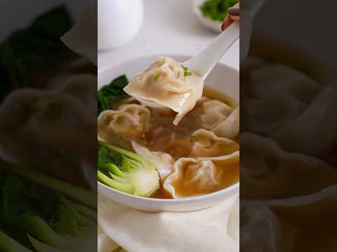 10 minute Wonton Soup #easyrecipe