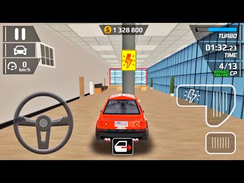 Smash Car Hit: Car Driving Simulator Stunts - Sport Red Car - Android Gameplay Walkthrough