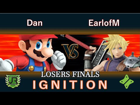 Ignition #124 LOSERS FINALS - Dan (Mario) vs EarlofM (Cloud, Marth)