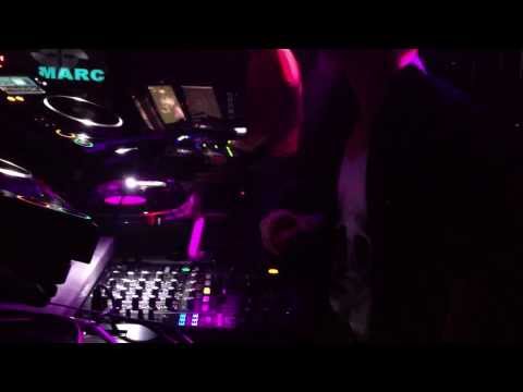 Dj Marc West spinning the decks at Dazzling Noizze RIVA Destelbergen