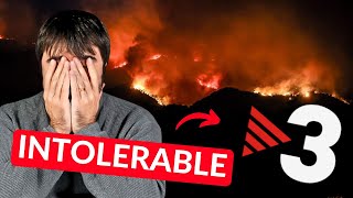 VERGONYA a TV3 per la cobertura de l'incendi a les Terres de l’Ebre (Paüls)