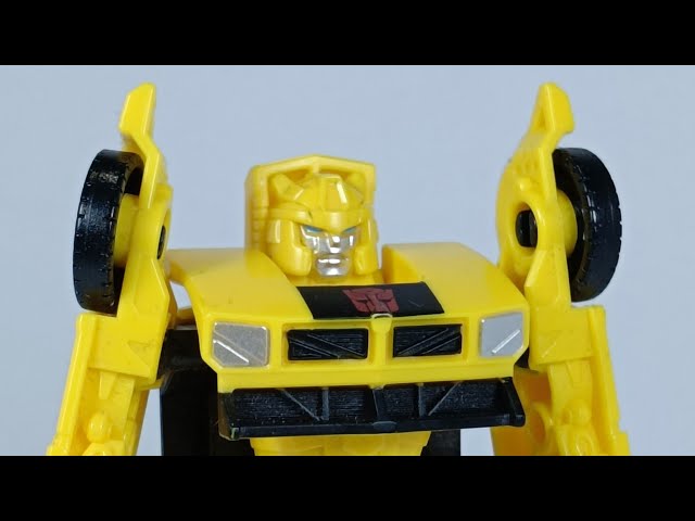 Vídeo relacionado con Transformers Hasbro Cyberworld, Bumblebee, Figura de Acción 2 en 1, Robot de Juguete o Coche Deportivo Amarillo, Accesorio de Cañón, Coleccionable, Regalos para Niños y Niñas 6 Años o Más