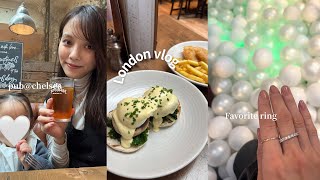 ロンドン旅行にも◎アガサ・クリスティも通ったpub🍺 ｜雨の日コーデ☔️｜一歳娘と過ごす一日