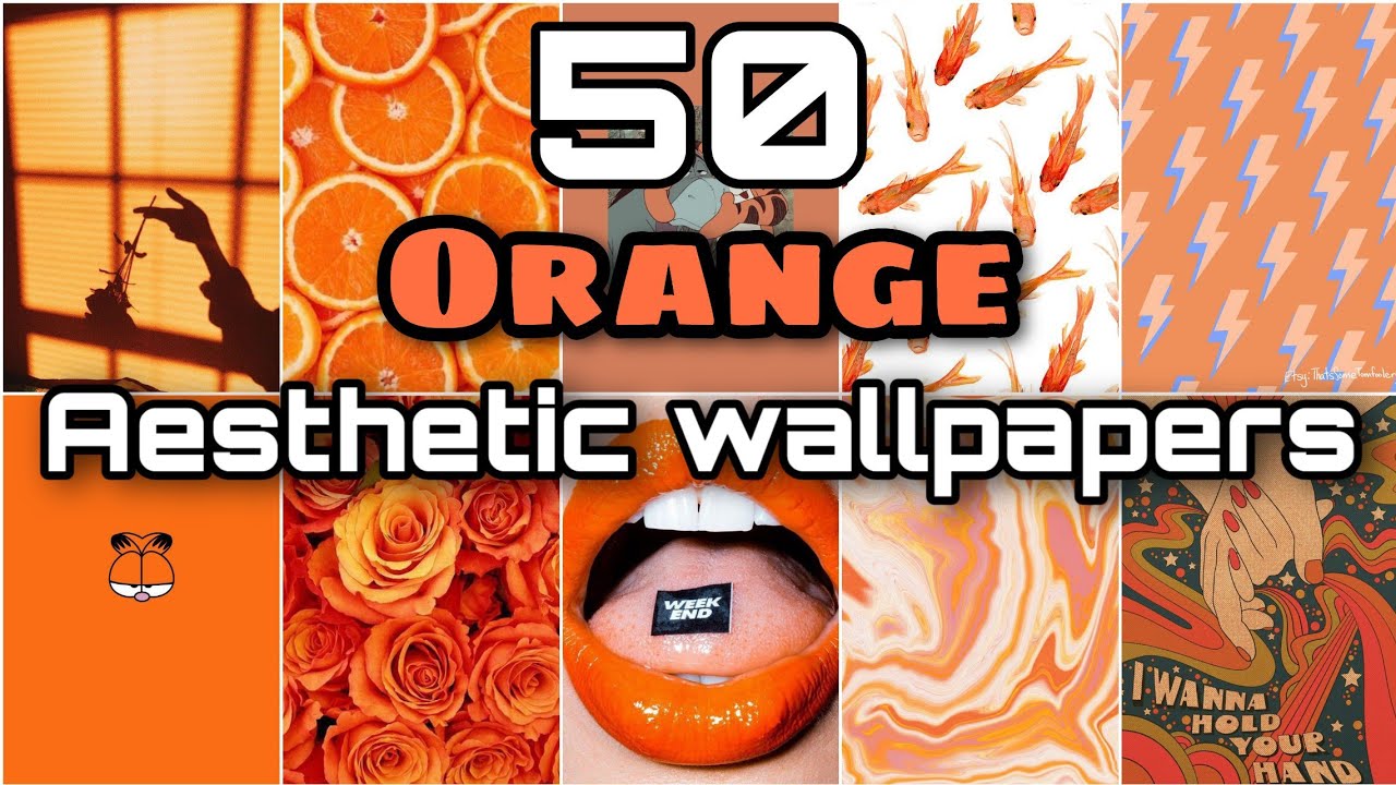 50 Aesthetic Orange wallpapers