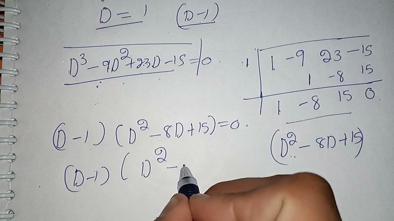 how to find the root of higher order of auxiliary equation..easy trick