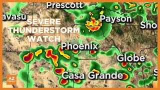 Here's what to expect with the possibility of strong storms in the Valley Sunday night