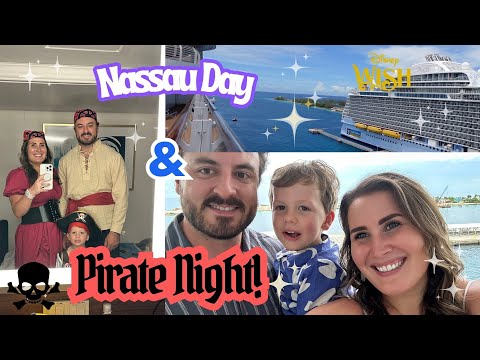 Thumbnail for DISNEY FAMILY CRUISE | First Full Day on the DISNEY WISH | Family PIRATE NIGHT🏴‍☠️