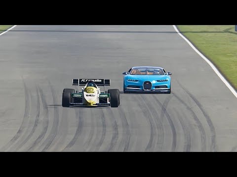 Bugatti Chiron vs Williams F1 1984 - Silverstone