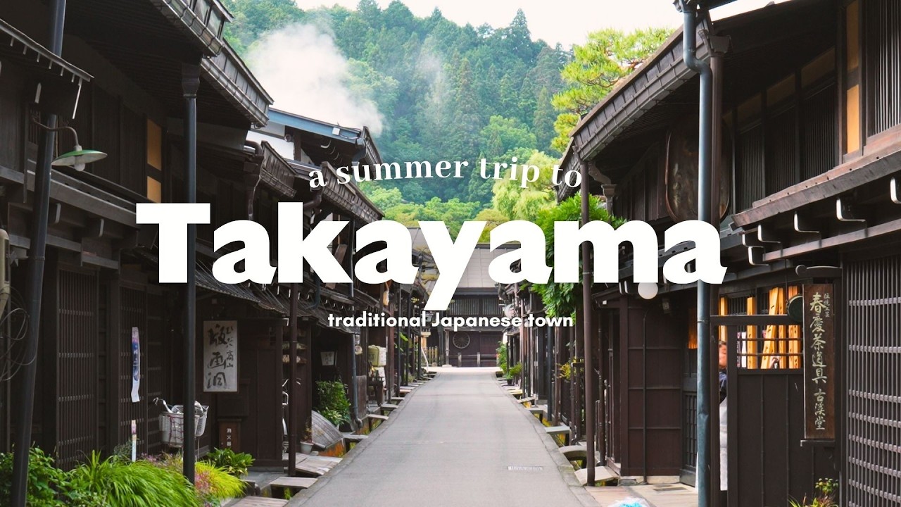 Embark on a captivating video tour through the historic Old Town of Takayama.