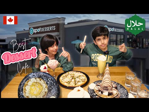 d spot Dessert cafe review | Must-Try Desserts & Pesto Pizza 🤤 | Mississauga 🇨🇦