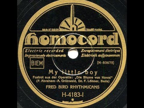 Fred Bird Rhythmicans "My Little Boy" hot German swing dance band = song in Die Blume von Hawaii