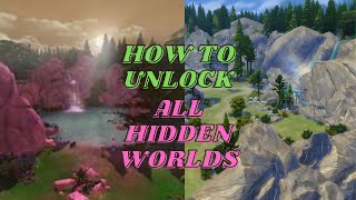 How to unlock ALL HIDDEN WORLDS In The Sims 4