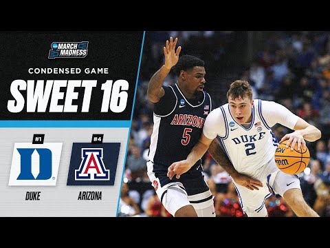 Duke vs. Arizona - Sweet 16 NCAA tournament extended highlights