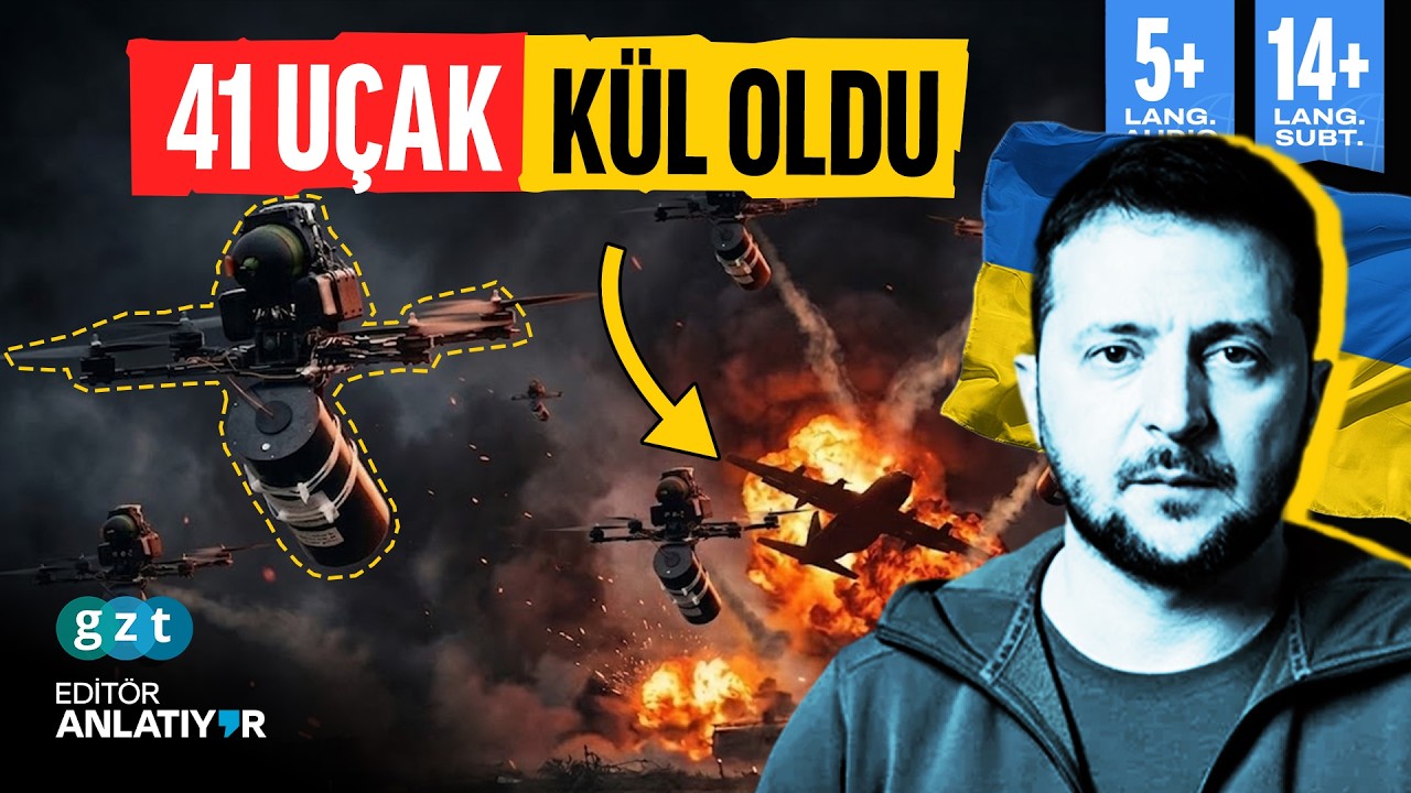 Ukrayna'nın gizli sızma operasyonu: 41 Rus uçağı bir gecede nasıl imha edildi?